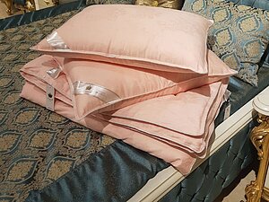 Купить одеяло KingSilk Elisabette Premium летнее, персиковый