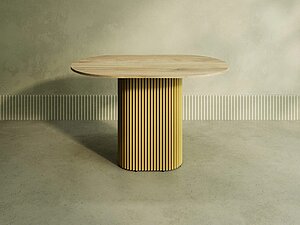   Genglass Trubis Oval Wood 12080 