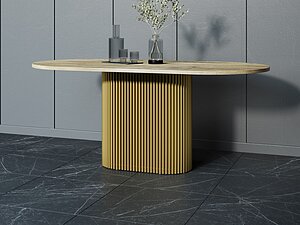   Genglass Trubis Oval Wood 18090 