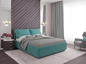 Купить кровать Nuvola Celeste с подушками, 1 категория