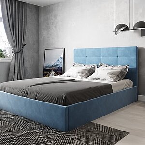 Кровать Соната синий