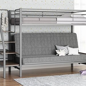 Двухъярусные кровати с диваном — купить 2-ярусную кровать с диваном внизу —mebHOME