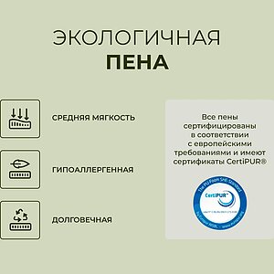 ������ ������� Organic Comfort M � ����������� ��������� ����, 512 ������/�&sup2; � �������� 1,5 ����