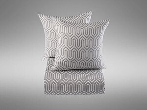 Покрывало Claire Batiste Atelier Klee с подушками, серый 260х280