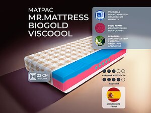   Mr.Mattress BioGold Viscoool