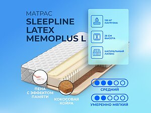   Sleepline Latex MemoPlus L