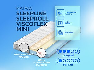   Sleepline SleepRoll ViscoFlex Mini