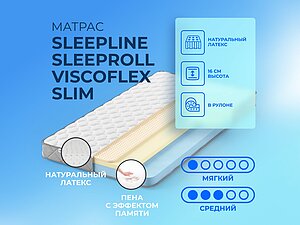   Sleepline SleepRoll ViscoFlex Slim