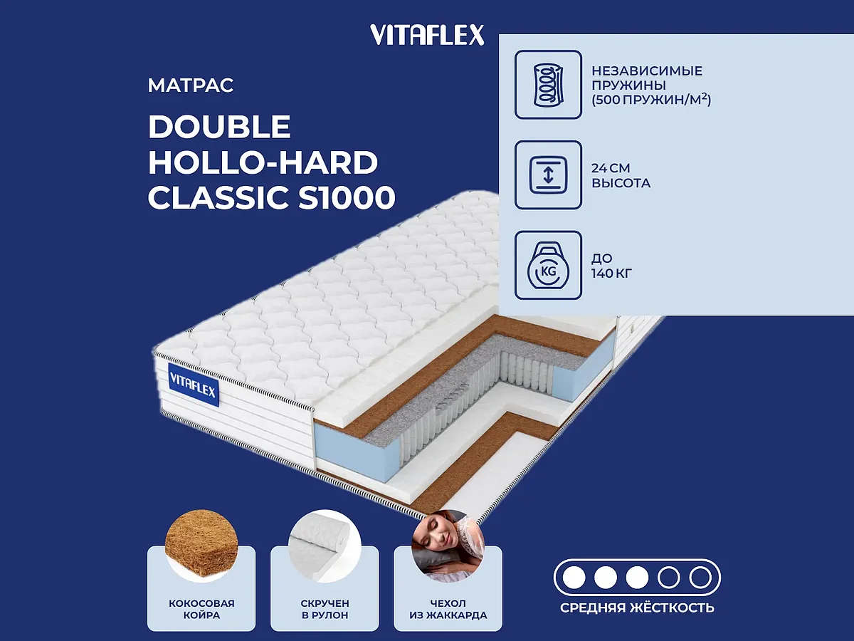 Vitaflex Double Hollo-Hard Classic S1000