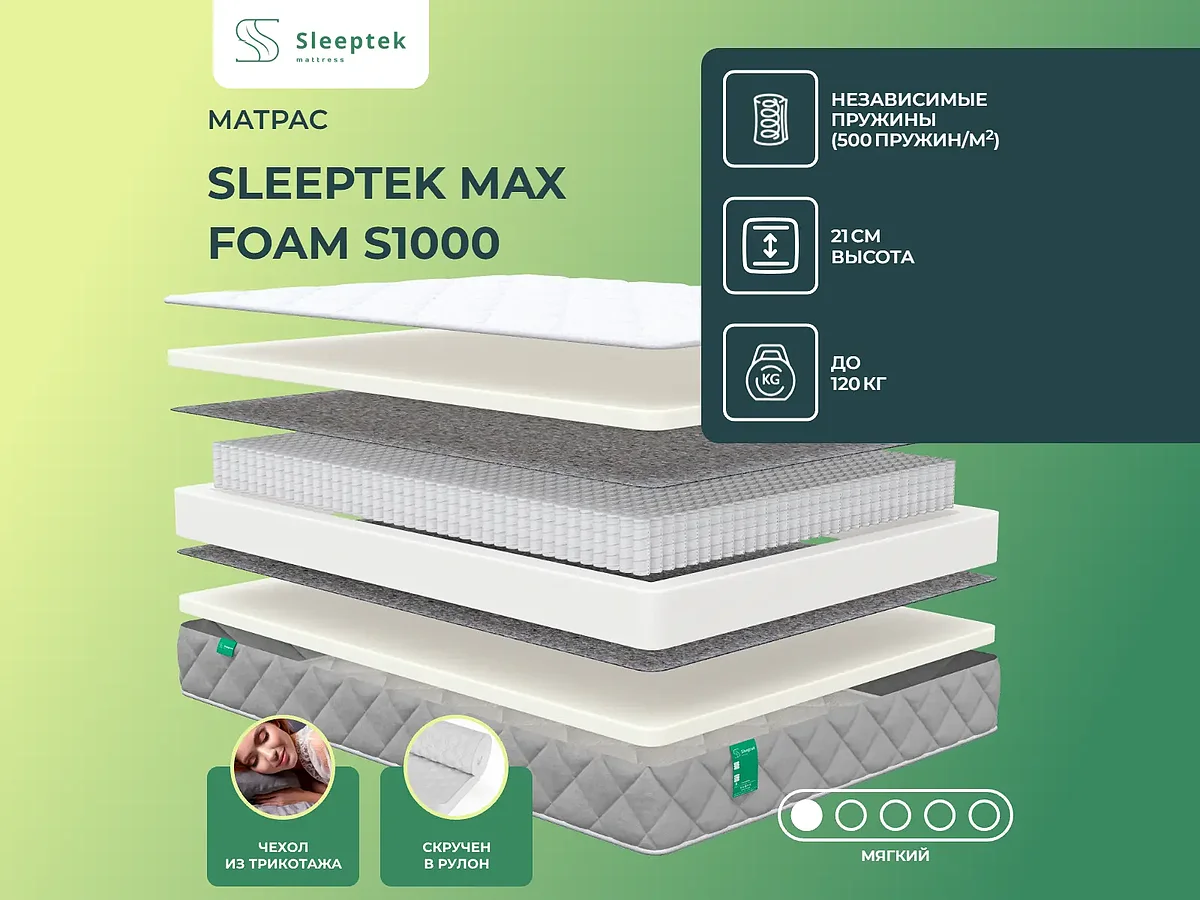 Sleeptek Max Foam S1000