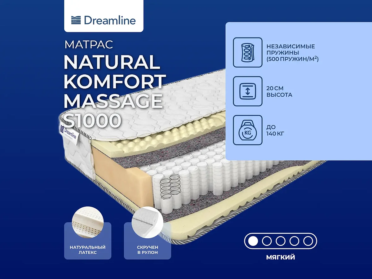 Dreamline Natural Komfort Massage S1000