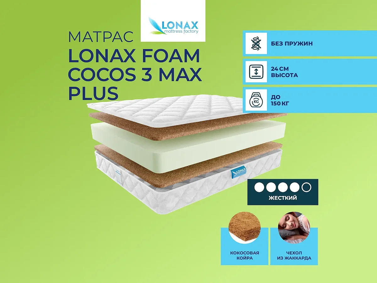 Lonax Foam Cocos 3 Max Plus