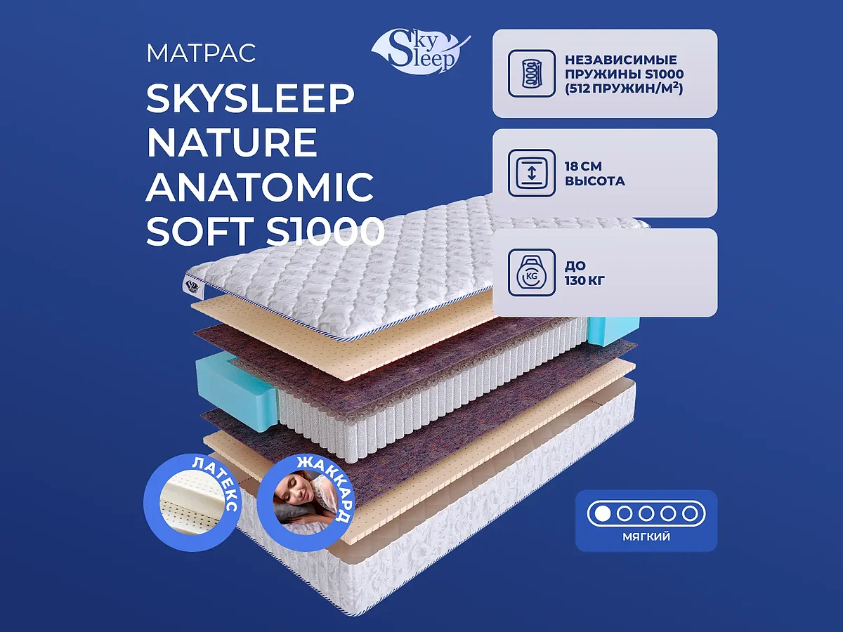 SkySleep Nature Anatomic Soft S1000
