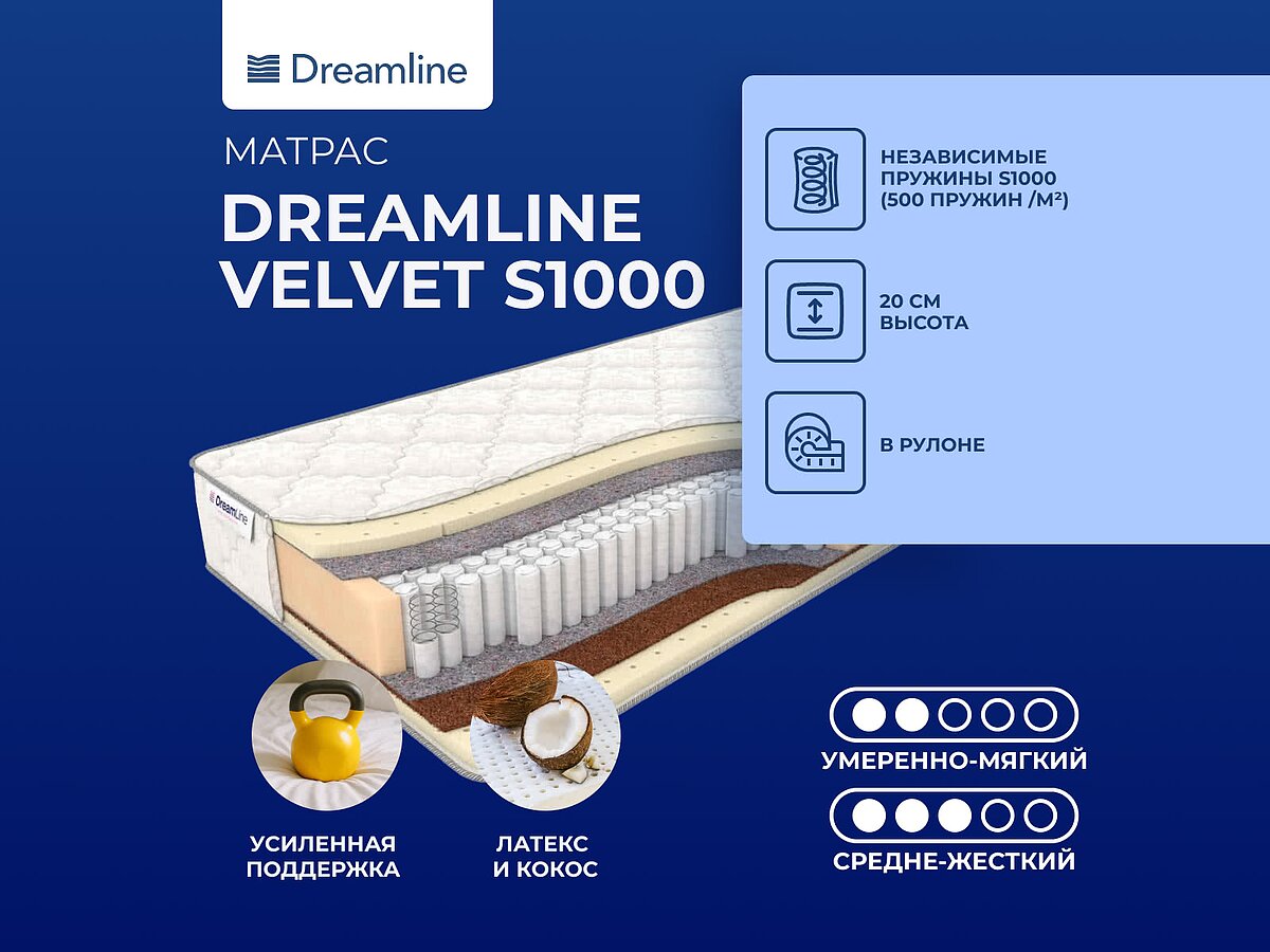 DreamLine Velvet S1000