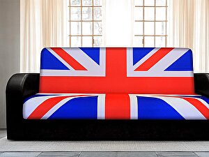 Купить диван FotoDivan книжка Британский флаг 1 (боковины закругленные)