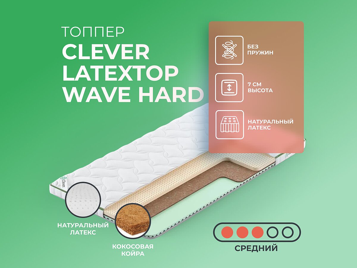������ Clever LatexTop Wave Hard