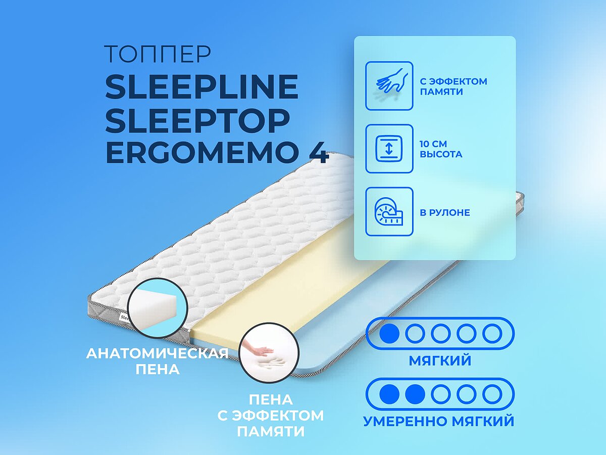 ������ Sleepline SleepTop ErgoMemo 4