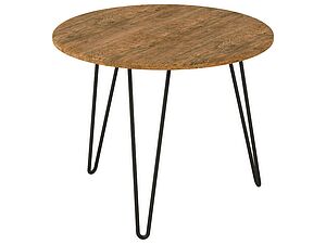 Купить стол Мебелик Рид 430 Дуб американский/Чёрный