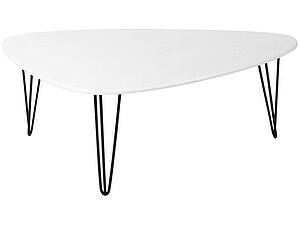 Купить стол Мебелик Престон Белый бетон/Черный