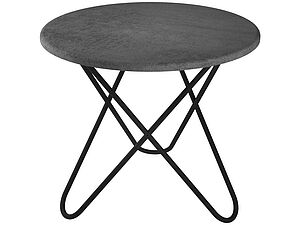 Купить стол Мебелик BeautyStyle 20 Серый бетон/ Черный