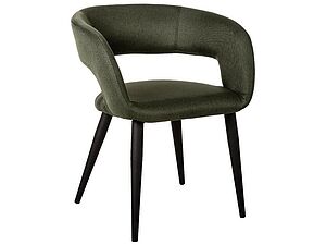 Купить стул R-Home Walter Сканди Темно зеленый/Чёрный