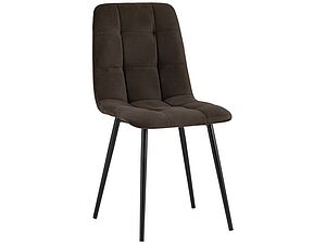 Купить стул STOOL GROUP Oliver Велюр Тёмно-коричневый
