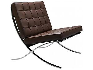 Купить кресло Bradexhome Barcelona Chair, коричневый