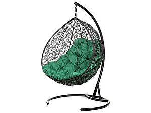 Купить кресло Bigarden Gemini promo black (со стойкой) Зеленая подушка