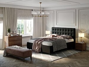 Кровать Орматек Scarlett (экокожа стандарт) 140х220