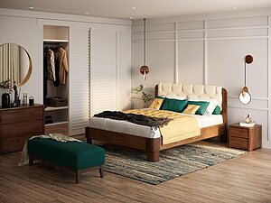 Купить кровать Орматек Wood Home Lite 1 (экокожа стандарт) 140х210
