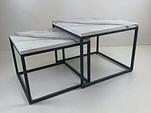 Купить стол Акролюкс Куб журнальный, комплект 2 шт (3D кромка)