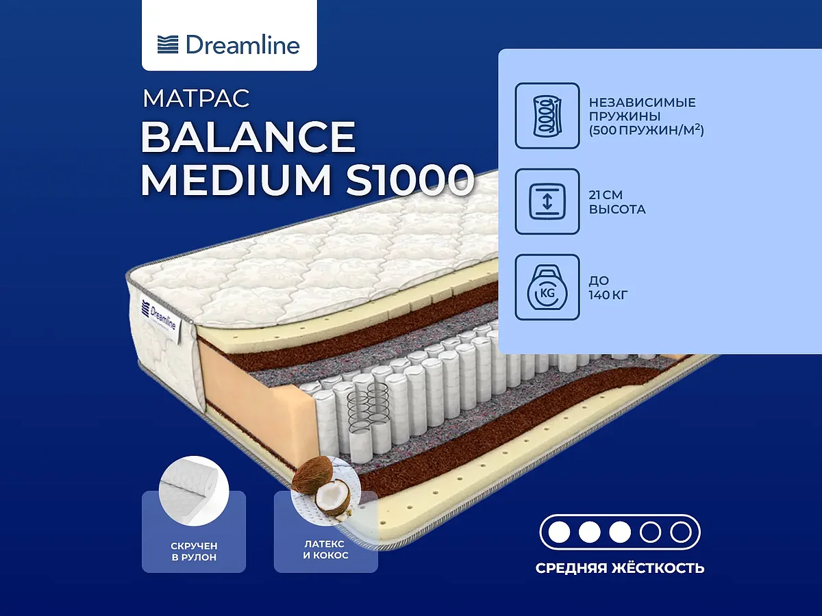 Dreamline Balance Medium S1000