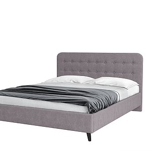 Кровать Sontelle Style Kipso — Мягкое изголовье — Кровать без ножной спинки