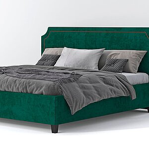Кровать Sleepline Frederick — Обивка из кожи или ткани — Гарантия 1,5 года