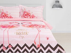 Купить постельное белье Этель ETP-213 Розовый фламинго