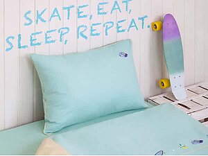Детское постельное белье Luxberry Skateboys, простыня без резинки