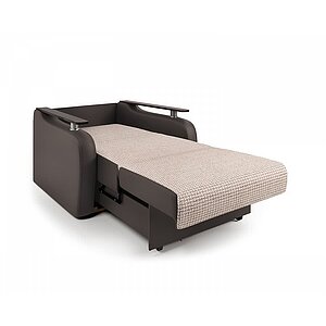 Кресло-кровать Гранд Д бежевый, коричневый