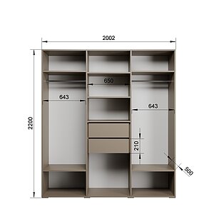���� ������ 6 ��� 2002*2200*500 (�������� �����/�����)