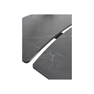   Balde 120 matt black marble solid ceramic / black