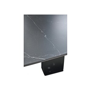   Balde 120 matt black marble solid ceramic / black