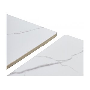   Estebio 160 gloss statuario white solid ceramic /  