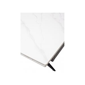   Forio 160 matt white marble sintered stone / black