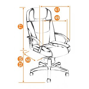 ������������ ���� Tetchair BERGAMO CHROME