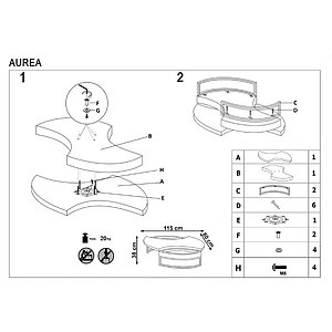 ���� ���������� HALMAR AUREA �����/����, 115/80/38