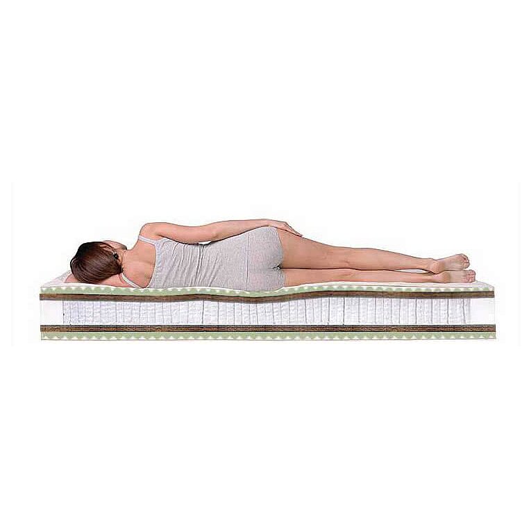 Матрас Dreamline Space Massage S2000 — Независимый пружинный блок, 1000 пружин/м&sup2; — Усиленные пружины, максимальный вес: 160 кг.