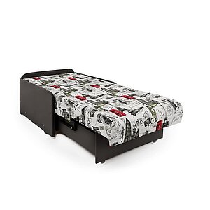 Кресло-кровать Шарм-Дизайн Коломбо БП бежевый, коричневый, серый