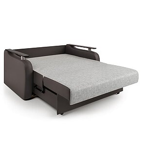 Диван-кровать Шарм-Дизайн Гранд Д 120 коричневый, серый