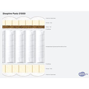 ������ Sleepline Paola S1000