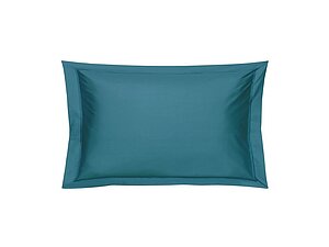 ��������� Blanc des Vosges Pillow Percale Bleu Paon