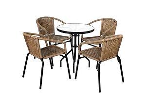 ������ �������� ������� ������ Bigarden Terazza Light Brown 4+1